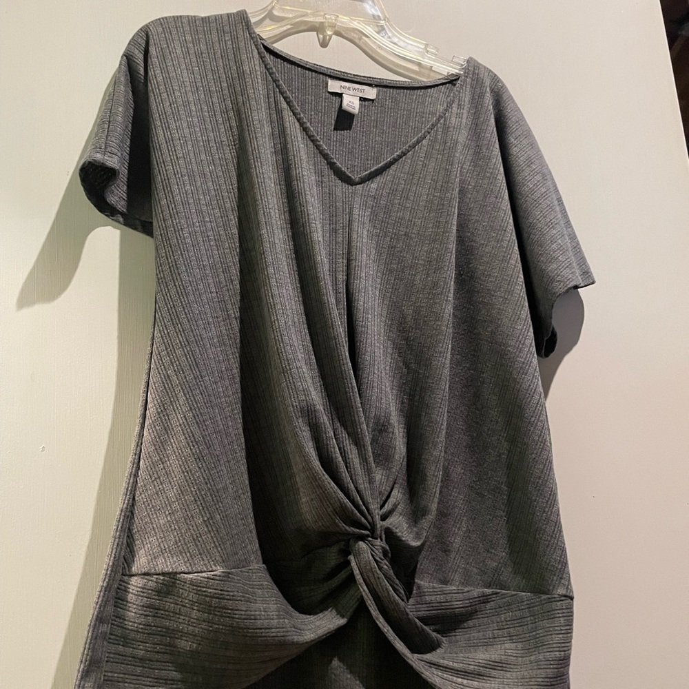 Nine West  shirt with knot style